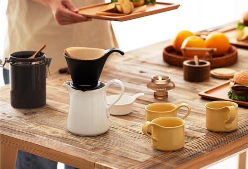 Zero Japan - Bee House Pour Over Coffee Dripper - Lead-Free & Cadmium-Free Ceramic Coffee Maker with Elegant Peek Hole, Drip Cone Brewer Coffee Gifts, Brewing Accessories - Ice Blue, Standard Size