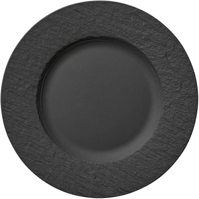 Villeroy & Boch Manufacture Rock Dinner Plate Set of 4 27x27x2cm