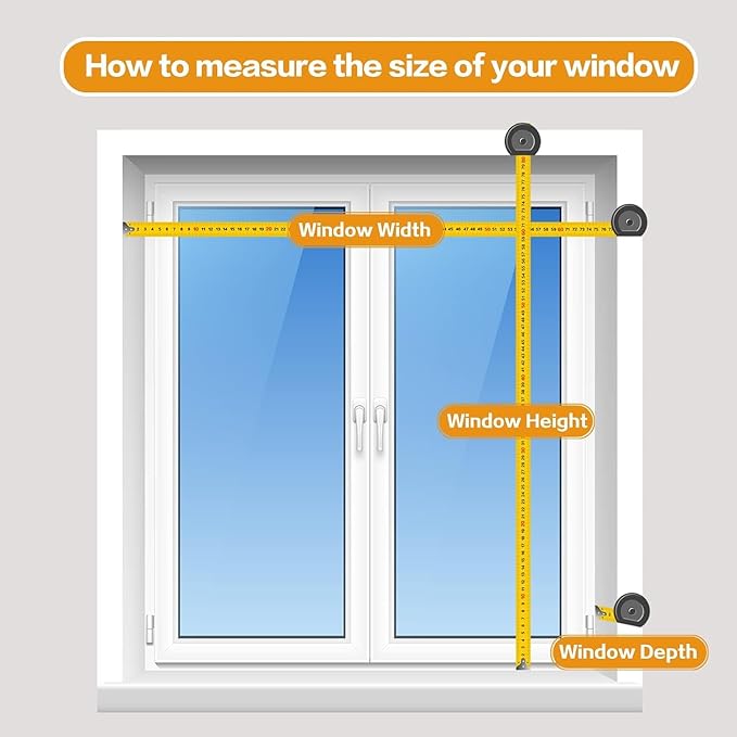 Persilux Cordless Zebra Blinds for Windows Free-Stop Roller Windows Shades (46" W X 72" H, Cream) Dual Layer Light Control for Day and Night, Light Filtering Sheer Shades for Home, Easy to Install