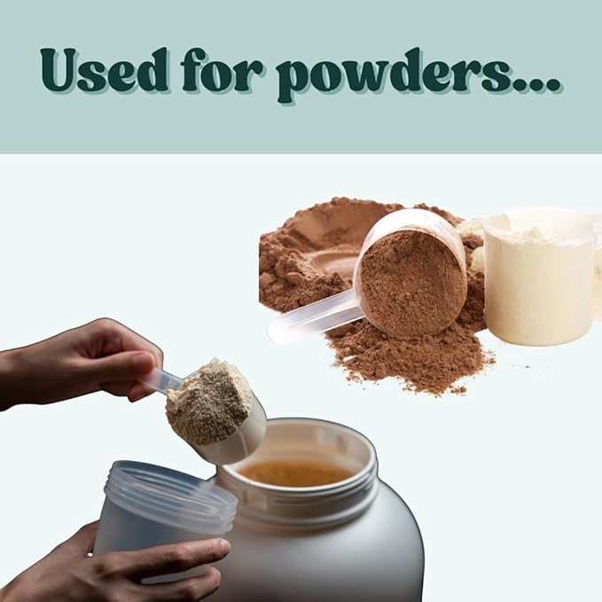 3/4 Cup (6 Oz. | 175 mL) Short Handle Scoop for Measuring Coffee, Pet Food, Grains, Protein, Spices and Other Dry Goods (Pack of 25)