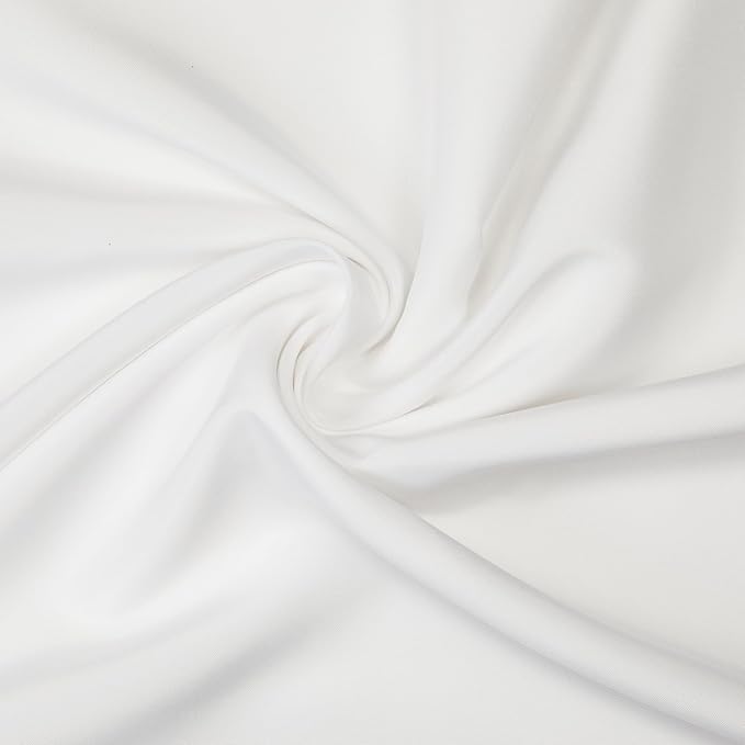 Gee Di Moda Rectangle Tablecloth - 70 x 120 Inch White Table Cloth for 6 or 8 Foot Rectangle Table - Heavy Duty Washable Fabric - for Buffet Table, Holiday Party, Dinner, Wedding & Baby Shower