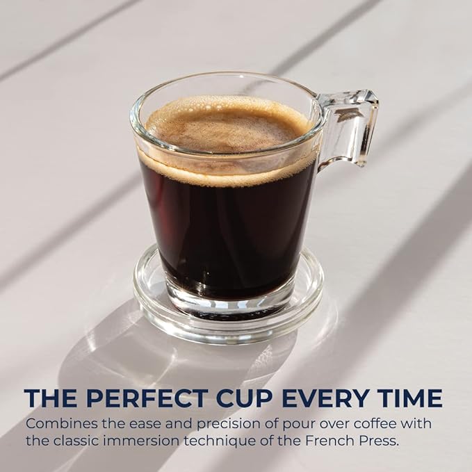 Clever Coffee Dripper and Filters, Large 18 oz, Original Classic Design, Safe BPA Free Plastic, dripper coffee maker, drip coffee maker pour over, 100 filters, coaster and lid