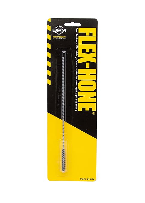 Brush Research BC55M600 FLEX-HONE®, 0.217" (5.5mm) Diameter, 600 Grit, Silicon Carbide, for Mild Steel, Stainless Steel, Cast Iron and Softer Ferrous Materials