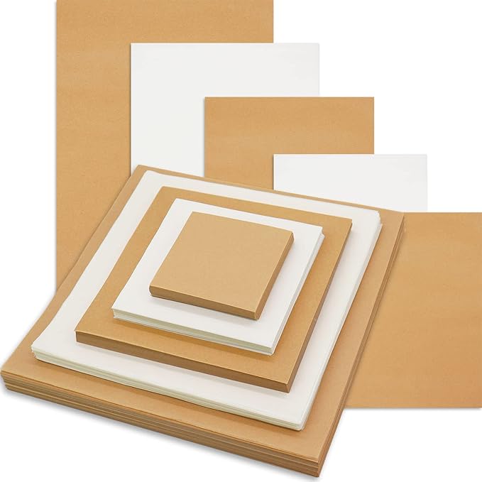 330 Pcs Parchment Paper Sheets, 8"x8" Pre-cut Unbleached Parchment Baking Paper for Air Fryer, Oven, Bakeware, Steaming, Cooking Bread, CupCake, Cookies