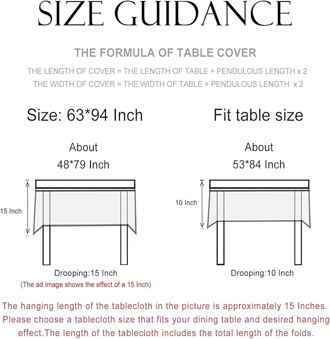 patdrea Designer French Tablecloth for Rectangle Table,Floral Birds Pattern Linen Long Table Cloth,Yellow Decorative Cover for Kitchen Dining Banquet,Christmas,Thanksgiving,63"x94"-Magnolia