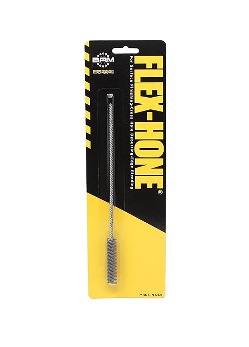 Brush Research BC95M800 FLEX-HONE®, 3/8" (9.5mm) Diameter, 800 Grit, Silicon Carbide, for Mild Steel, Stainless Steel, Cast Iron and Softer Ferrous Materials