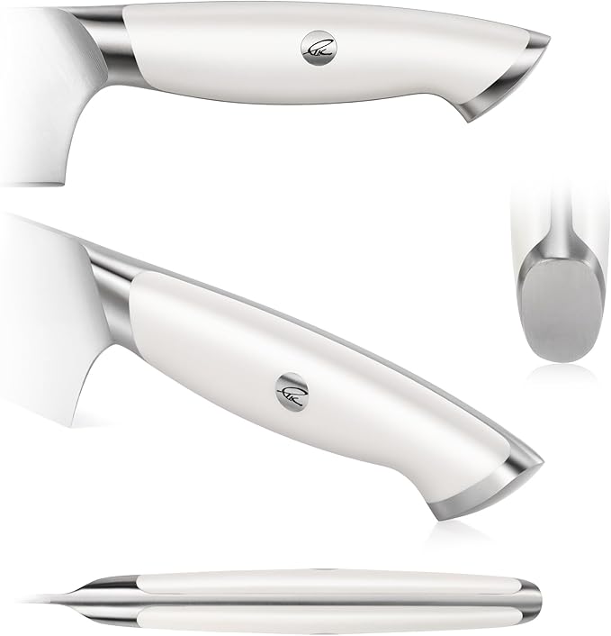 Cangshan Thomas Keller Signature Collection 4-Piece Knife Block Set, White
