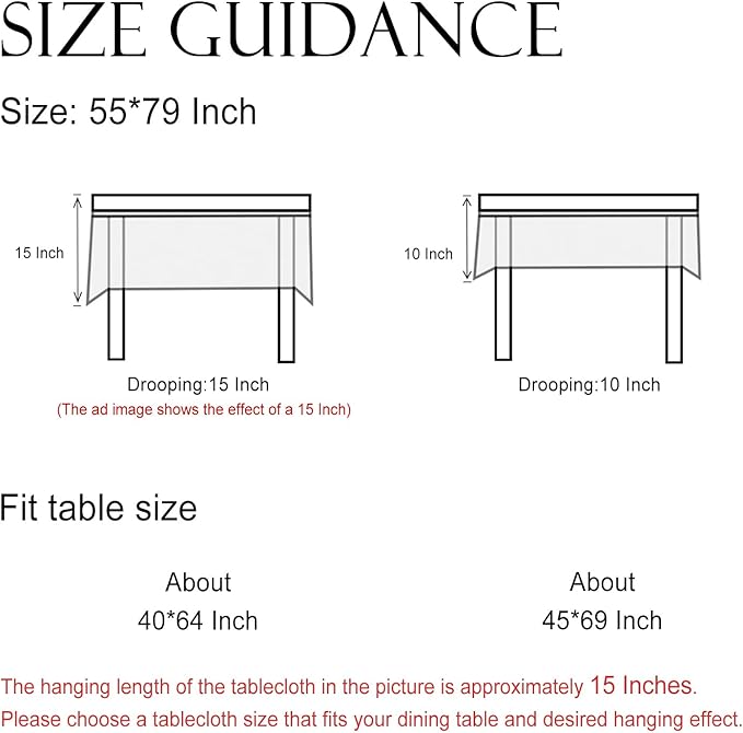 ISAENNE Designer Bohemian Linen Table Cloth for Rectangle Table,Colorful Floral Pattern Tablecloth,Wrinkle Resistant Decorative Tablecloths for Dining Thanksgiving Kitchen Party,55"*79"-Grace A