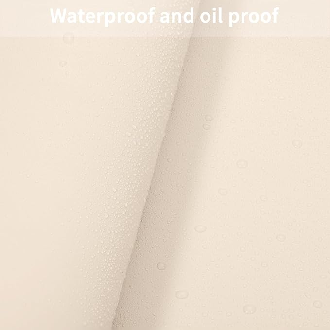Dresser Top Protector - Can Be Used On Both Sides Waterproof and Easy to Clean Good Flatness Used for Dresser Table(Off White+Light Gray 10x42)