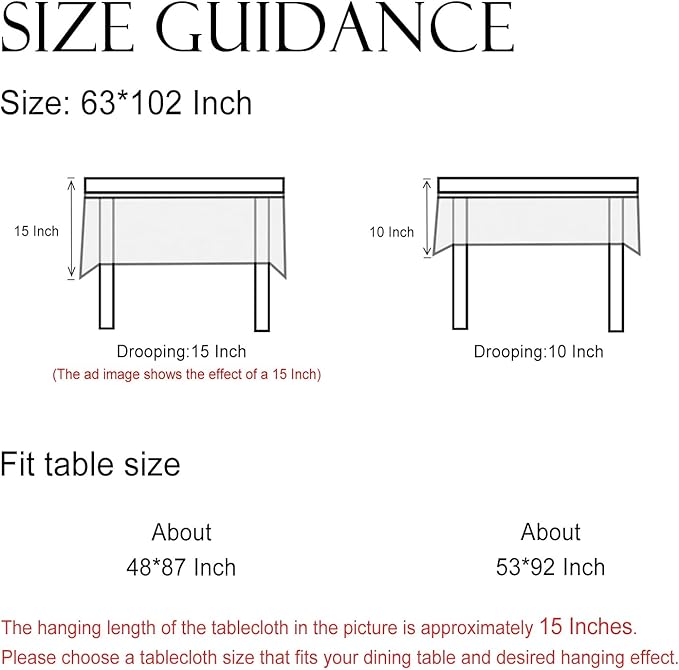ISAENNE Designer Off White Linen Long Rectangle Tablecloth,Floral Elegant Table Cloth,Stain Resistant Vintage Decor Tablecloths for Dining Thanksgiving Kitchen Christmas,63"*102"-Serenity G