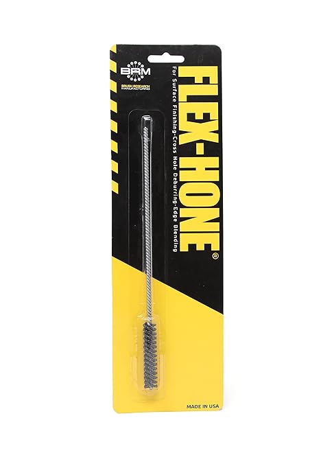 Brush Research BC9M60 FLEX-HONE®, 0.354" (9mm) Diameter, 60 Grit, Silicon Carbide, for Mild Steel, Stainless Steel, Cast Iron and Softer Ferrous Materials
