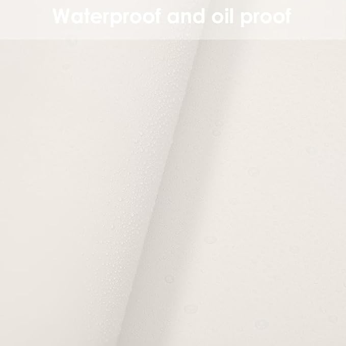 Leather Table Cover,1.8mm Thick,17x54 Inch Desk Cover,Dresser Cover Top,Dresser Protector Top,Dresser Cover,End Table Cover.(White+White,17x54)