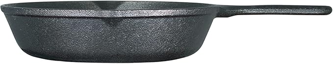 Lodge Wildlife Series-8" Cast Iron Skillet with Duck Scene, 8", Black