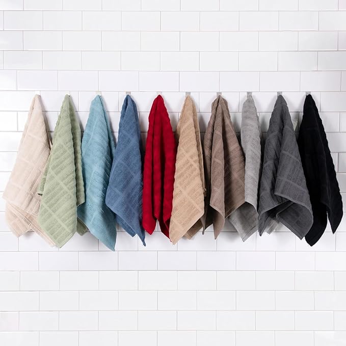 All-Clad Solid Kitchen Towel: Highly Absorbent - 100% Cotton, 17"x30" Towel for Cleaning & Drying Dishes, Glassware, or Countertops, 1-Pack, Fennel