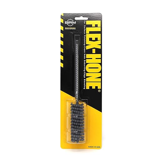 Brush Research BC151632 FLEX-HONE®, 15/16" (23.8mm) Diameter, 320 Grit, Silicon Carbide, For Mild Steel, Stainless Steel, Cast Iron and Softer Ferrous Materials