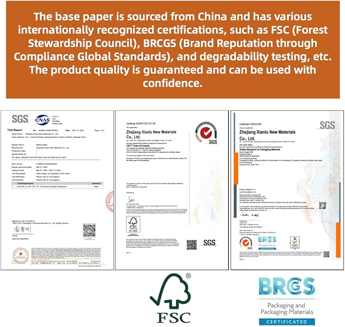 18x26 Inch - 1600 Sheets Commercial Baking Parchment Paper Bulk, Full Sheet Pan Heavy Duty Food-Safe, Oven Paper for Bakeries, Restaurants, Food Processing (Brown 18.1"×26"(46×66cm) 1600 sheets)