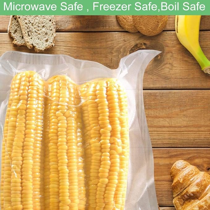 O2frepak (Total 150Feet) 8” x 150’ Rolls Vacuum Sealer Bags Rolls with BPA Free,Heavy Duty Vacuum Food Sealer Storage Bags Rolls,Cut to Size Roll,Great for Sous Vide