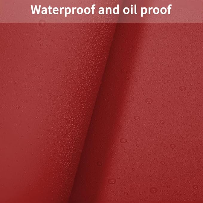 Nightstand Cover - 12x12 Inch Waterproof Easy to Clean Can Conceal Flaws Protector The Table Top from Scratches Used for Dining (Black+Wine Red 12x12)