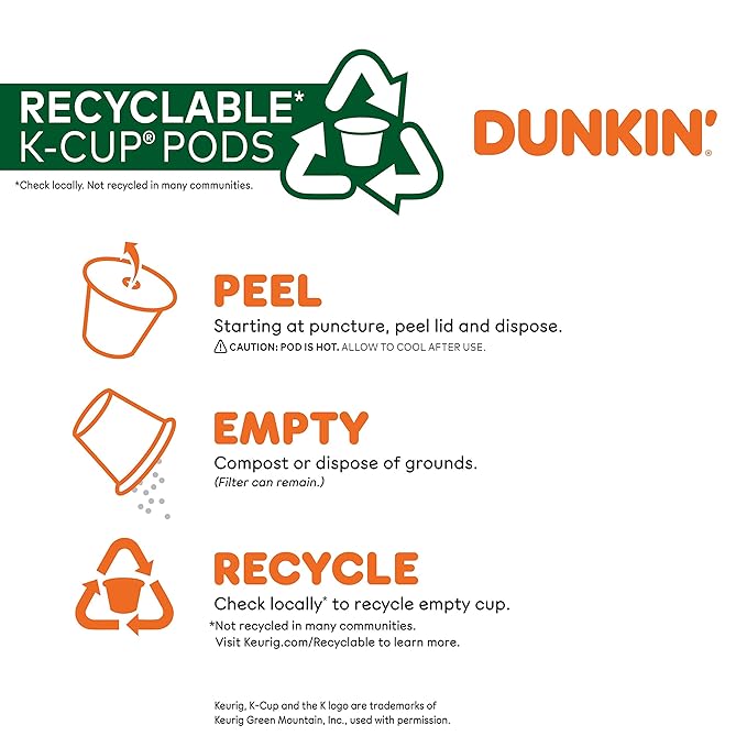 Dunkin' Caramel Me Crazy Flavored Coffee, 60 Keurig K-Cup Pods