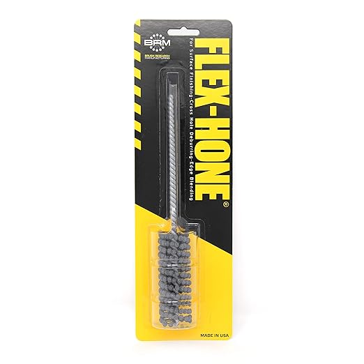 Brush Research BC7812 FLEX-HONE®, 7/8"(22.2mm) Diameter, 120 Grit, Silicon Carbide, For Mild Steel, Stainless Steel, Cast Iron and Softer Ferrous Materials