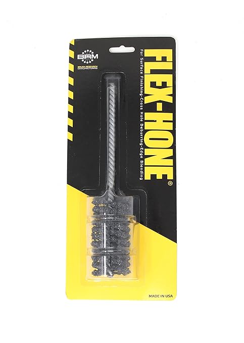 Brush Research BC13820 FLEX-HONE®, 1-3/8" (35mm) Diameter, 20 Grit, Silicon Carbide, for Mild Steel, Stainless Steel, Cast Iron and Softer Ferrous Materials