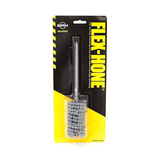 Brush Research BC112600 FLEX-HONE®, 1-1/2" (38mm) Diameter, 600 Grit, Silicon Carbide, for Mild Steel, Stainless Steel, Cast Iron and Softer Ferrous Materials