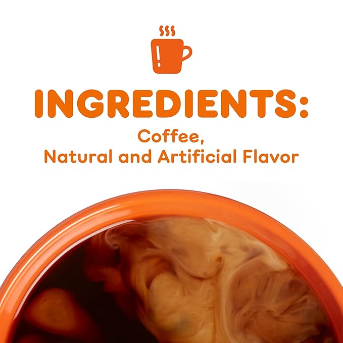 Dunkin' Hazelnut Flavored Coffee, 60 Keurig K-Cup Pods,10 Count (Pack of 6)