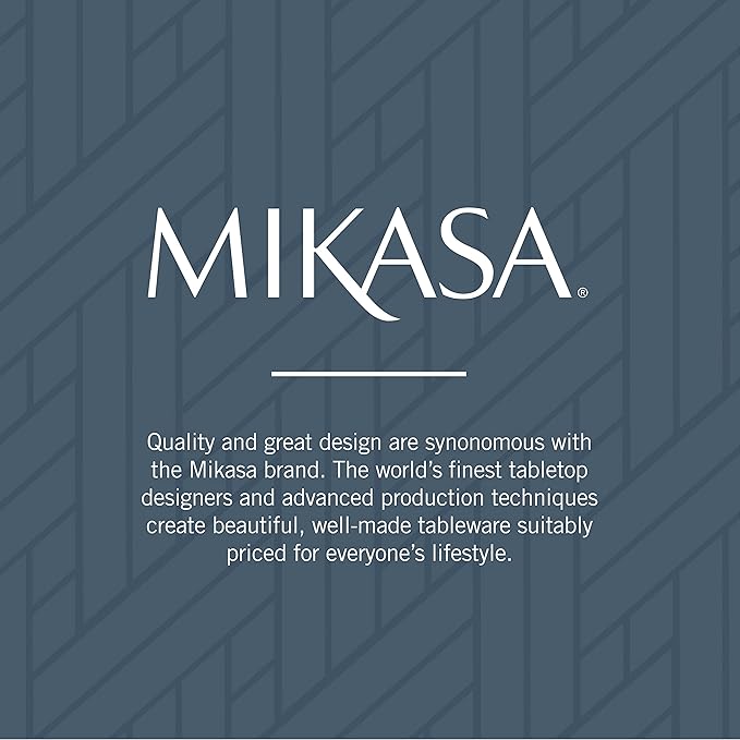 Mikasa Harmony 65-Piece Flatware Set for 12, 18/10 Stainless Steel Silverware with Forks, Knives, Spoons, and Serving Utensils, Elegant Design