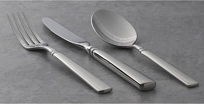 Oneida 2267004C Easton Fine Flatware Dinner Spoons, Set Of 4, 7.3" L x 1.71" W