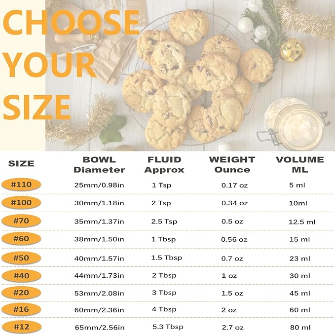Extra Mini Cookie Scoop for Baking, 1 tsp / 5 ml Cookie Scooper, 18/8 Stainless Steel Cookie Scooper for Baking, Cookie Dough Scoop with Non-slip Grip (Blue)