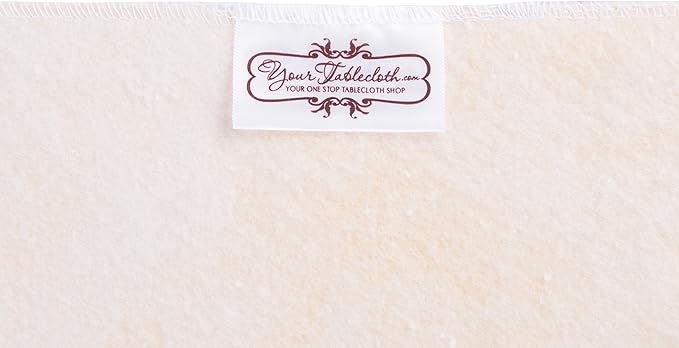 Yourtablecloth Heavy Duty Vinyl Rectangle or Square Tablecloth – 6 Gauge Heavy Duty Tablecloth – Flannel Backed – Wipeable Tablecloth with Vivid Colors & Many Sizes 52 x 70 Stone