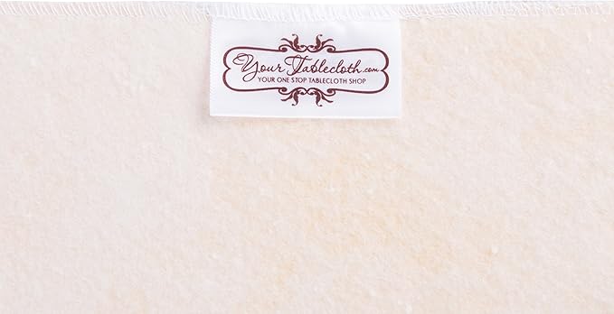 Yourtablecloth Heavy Duty Vinyl Round Fitted Tablecloth (Table Cover) with Flannel Backing Vibrant Colors Elasticized Tablecloth Great for Indoor and Outdoor Dining and Playing Cards 60” Ruby Red