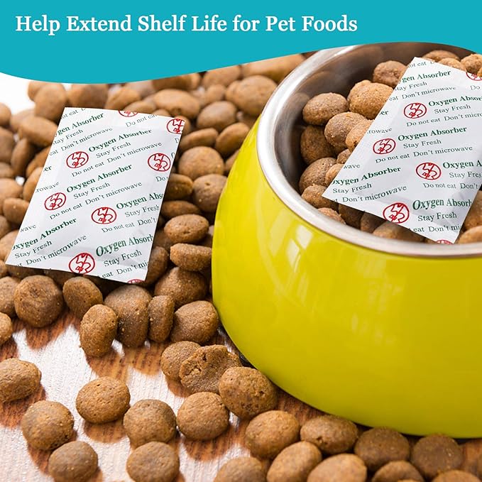VacYaYa 100CC(110-Pack) Food Grade Oxygen Absorbers Packets for Home Made Jerky and Long Term Food Storage