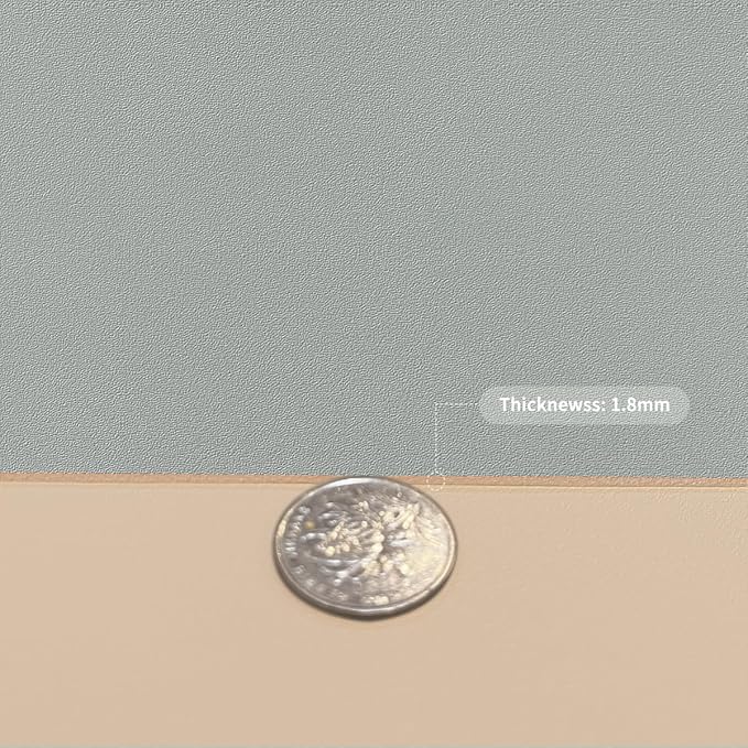 Dresser Top Cover - Can Be Used On Both Sides Waterproof and Easy to Clean Good Flatness Used for Dresser Table(Light Brown+Gray 10x60)