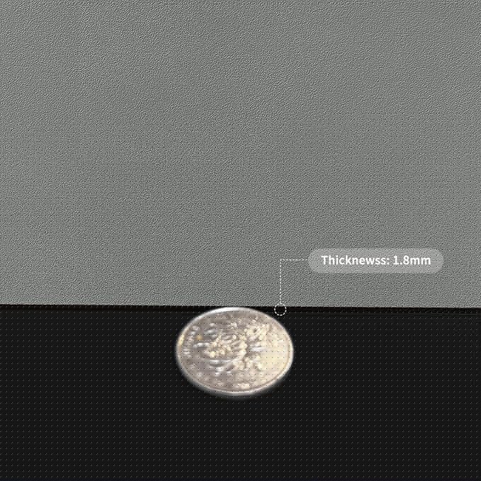 Leather Table Cover,1.8mm Thick,30x48 Inch Desk Cover,Large Desk Mat,Table Protector,Table Cover Protector,Table Top Protectors for Wood,Desk Writing Mat(Black+Gray,30x48)