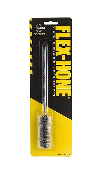 Brush Research BC3424 FLEX-HONE®, 3/4" (19mm) Diameter, 240 Grit, Silicon Carbide, For Mild Steel, Stainless Steel, Cast Iron and Softer Ferrous Materials