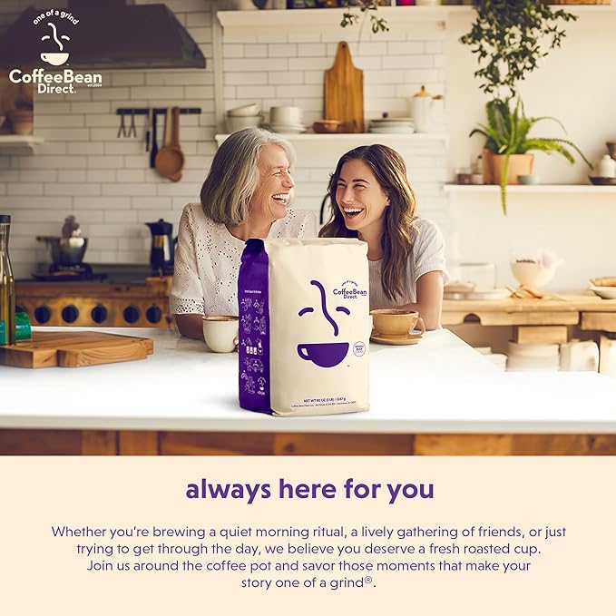 Coffee Bean Direct Poor Man's Blend®, Whole Bean Coffee, Medium Roast, 2.5 Pound Bag (Pack of 1)
