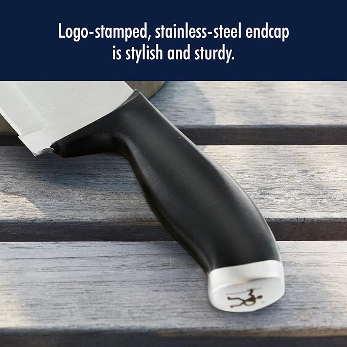ZWILLING HENCKELS Silvercap Razor-Sharp 3-inch Paring Knife, German Engineered Informed by 100+ Years of Mastery, Black