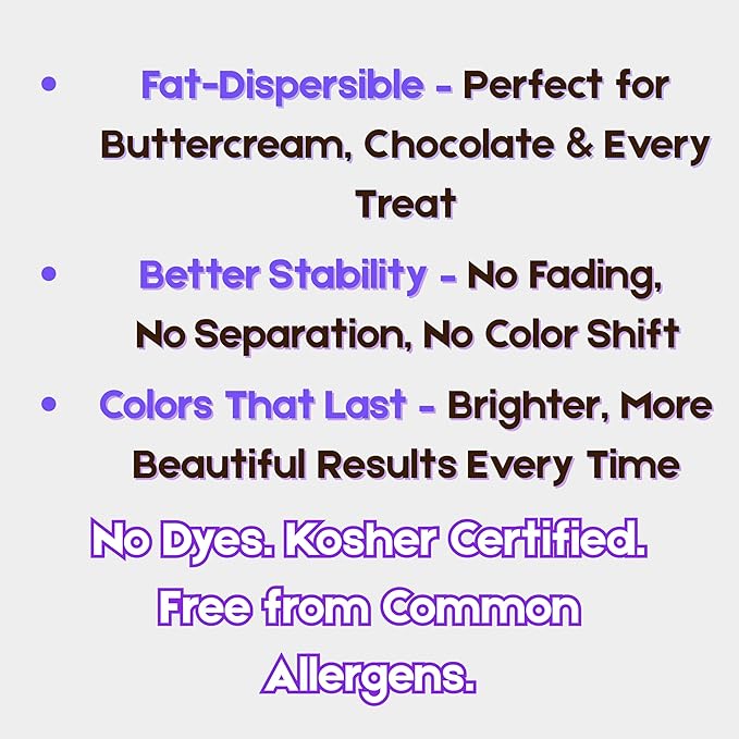 Bakerpan Orange Oil-Based Natural Food Coloring Powder for Baking - 30 g - Plant-Based, Dye-Free Coloring for Buttercream Frosting, Chocolate, Candy Color, Icing, Cakes