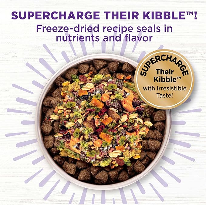 Wellness Bowl Boosters, Dog Food Topper for Small, Medium, & Large Breeds, Grain Free, Natural, Freeze Dried, Immune Health, Plant Based, 4 Ounce Bag (Pack of 1)