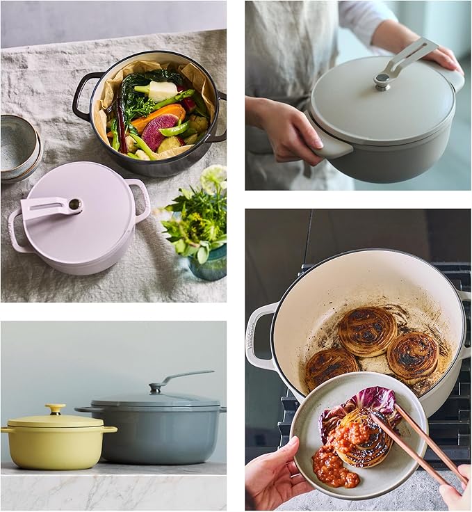 Vermicular Oven Pot 2.0 | Lightweight Enameled Cast Iron Pot | 14cm (1 Qt) | Non-Toxic | Induction-compatible | Dutch Oven | Made in Japan | Deep Ocean Blue