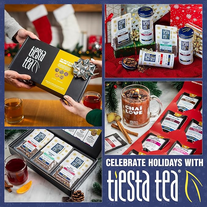Tiesta Tea - Pineapple Sangria Cold Brew, Loose Leaf, Premium Low Caffeinated Iced Blend, 10 Packets, Brews One 64oz Pitcher